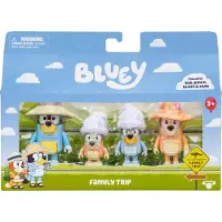 Bluey Family Tent Trip Figure Multicolore Enfants