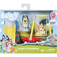 Bluey Bluey Mini Leikkisetti, leikkikenttä ja hahmo