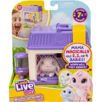 Little Live Pets Mama Surprise Minis Bunny Interactive Plush Violet Enfants