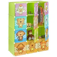 Relaxdays Étagère système de plug-in Enfants (110.50 x 46.50 x 145 cm)