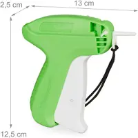 Relaxdays Pistolet étiquette, Étiqueteuse, Vert