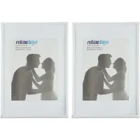 Relaxdays 2x Cadres-photo (21 x 31 cm)