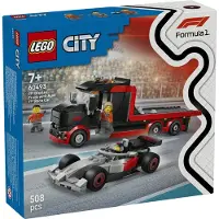 LEGO City - Camion d'exposition F1 avec Audi F1 Voiture de cour - - UneTaille - Blocs de Construction