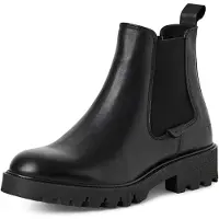 Tamaris Bottes à enfiler en noir, taille 40
