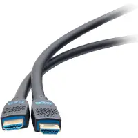 C2G 25ft Ultra Flexible 4K Active HDMI Cable Gripping 4K 60Hz - In-Wall M/M - Câble HDMI avec Ethernet - HDMI mâle pour HDMI mâle - 7.6 m - noir - actif, support pour 4K60Hz