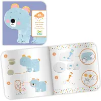 Djeco Jeu créatif de peinture pour les tout-petits « Exploration par la couleur »,