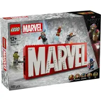 LEGO Marvel Super Heroes 76313 Logo MARVEL et Minifigures 76313