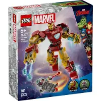 LEGO Marvel Iron Man Mech vs Ultron 76307 Kit de Construction 101 Pièces