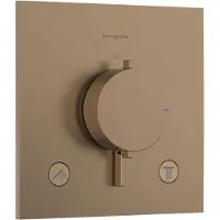 Hansgrohe Thermostat UP Ecostat Comfort E Kit de finition 2 consommateurs BBR, 1 pièce.