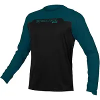 Endura Mt500 Burner Long Sleeve Enduro Jersey Bleu M Homme