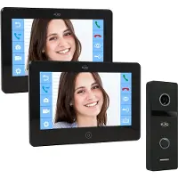Elro PRO PV40 1080P Full HD Video Deur Intercom Systeem - 7 full HD scherm - Voicemail functie - 2 Bewone