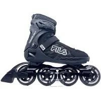 FILA Patins Crossfit 90 noir avec bottes semi-souples et roues de 90 mm