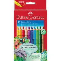 Faber-Castell Crayons de couleur - Géant Grip - Aquarelle - 12 p - - UneTaille - Set de Coloriage