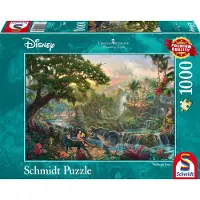 Schmidt Spiele Puzzle Thomas Kinkade - Le Livre de la Jungle - 1000 pièces