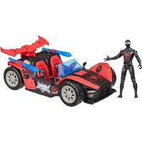 Marvel Epic World Of Action Miles Morales Launcher Car Figure Rouge Enfants