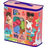 Mega Bloks sac de briques rose (60 pièces)