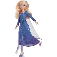 Disney Frozen Articulated Elsa With Accessories Doll Bleu Enfants