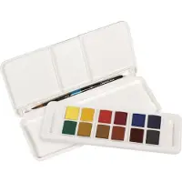 Daler Rowney Peinture aquarelle Travel 12 demi-godets