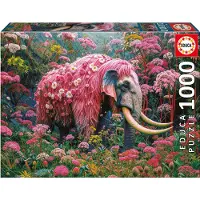 Educa Puzzle Éléphant Fleuri - 1000 pièces