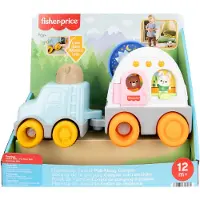 Fisher Price Pull Along Camper Bleu Enfants