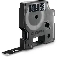 Dymo LW Étiquette Durable D1 Blanc-Noir (12 mm x 3 m)