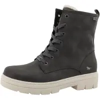 Mustang Bottines à lacets gris foncé