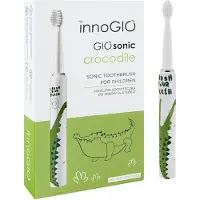 INNOGIO GIOSonic Crocodile brosse à dents sonique pour enfant 3-12 y 1 pcs