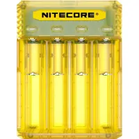 Nitecore Q4 Chargeur à 4 baies jaune