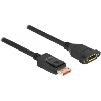 DeLOCK DisplayPort Verlängerungskabel zum Einbau 8K 60 Hz 2m