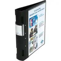 Wedo Chemise de présentation ERGOGRIP, 56 mm, noir DIN A4, hauteur de remplissage : 50 mm, mécanisme à 4 (A4, 56 mm, 1 pcs)