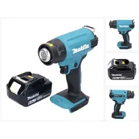 Makita DHG 180 G1 Akku Heissluftgebläse 18 V 550 °C + 1x Akku 6,0 Ah - ohne Ladegerät