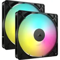 Corsair Rs140 Argb Pwm 14 Cm Fan 2 Units Doré