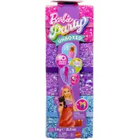 Barbie Coffret Glam Party avec poupée, maquillage et surprises