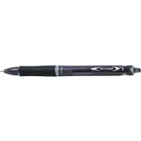Pilot Acroball, Clip, Stylo bille rétractable Clip-on, Rechargeable, Noir, Moyen (10x)