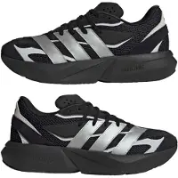 Adidas Baskets basses 'Lightblaze' noir / argent / blanc cassé