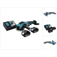 Makita DPO 600 RF Ponceuse excentrique sans fil 18 V 150 mm XPT Brushless + 2 batteries 3,0 Ah + chargeur