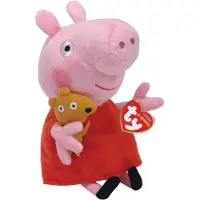 TY 46128 Figurine en peluche Beanie Babies - Peppa Wutz, 15 cm