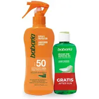 Babaria Sunscreen Spray SPF 50 & After Sunbathing Balm Coffret