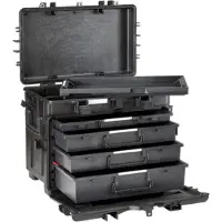 Explorer Cases 5140 Trolley noir avec tiroirs