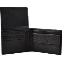 Esquire Cuir porte-monnaie Texas RFID Wallet Black noir