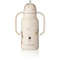 Liewood Récipient isotherme 'Kimmie 250 ml' crème / marine / marron / gris