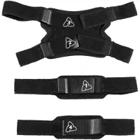Leatt Kit de sangles C-frame Junior Noir Noir One Size