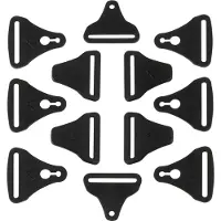 Leatt C-frame Carbon Buckle Kit Noir