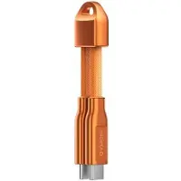 Nomad ChargeKey USB-C to USB-C Charging Cable stellar orange (0.12 m, 240 W)