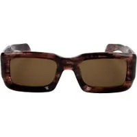 David Beckham DB 7131/S, monture marron en forme de corne, 52/22/140. Lunettes de soleil pour hommes