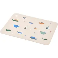 Liewood Set de Table - Silicone - Jude - Navigation/Sandy - - UneTaille - Set de Table