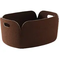 Muuto Restore Panier Dark Brown | 48 x 35 CM | 19 x 13.8"