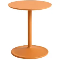 Muuto Soft Side Table Orange Laminate|Orange | Ø 41 H: 48 CM | Ø 16.1" H: 18.9"