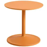 Muuto Soft Side Table Orange Laminate|Orange | Ø 41 H: 40 CM | Ø 16.1" H: 15.7"
