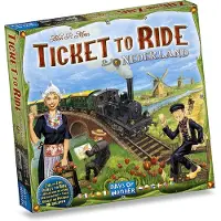 Asmodee ¡aventureros Al Tren! Países Bajos Board Game Doré Enfants
